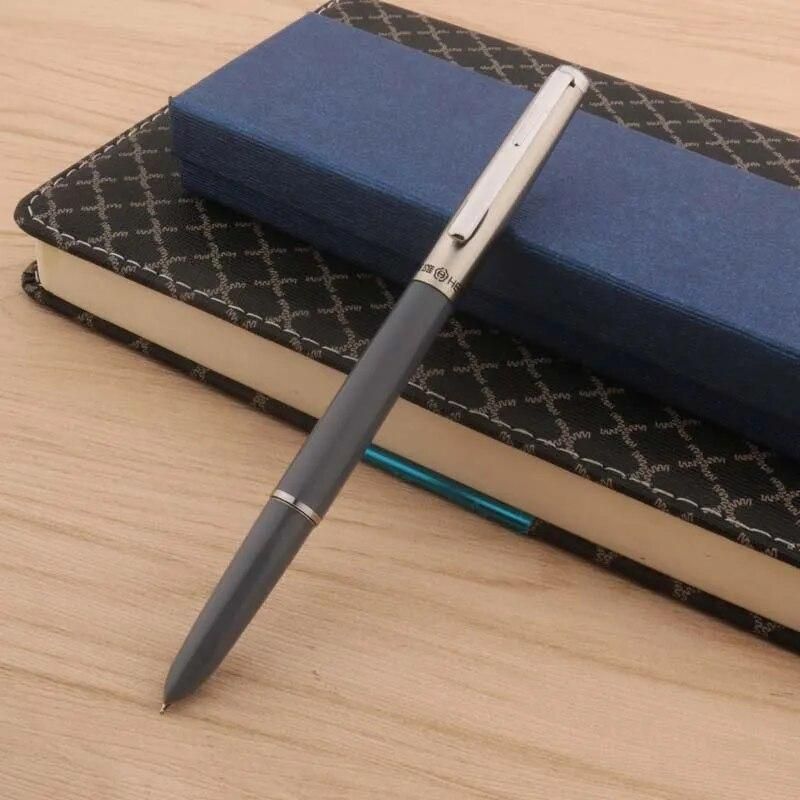 brand classic HERO 007 calligraphy Fountain Pen signature grey Stainless steel Business pen Office school supplies