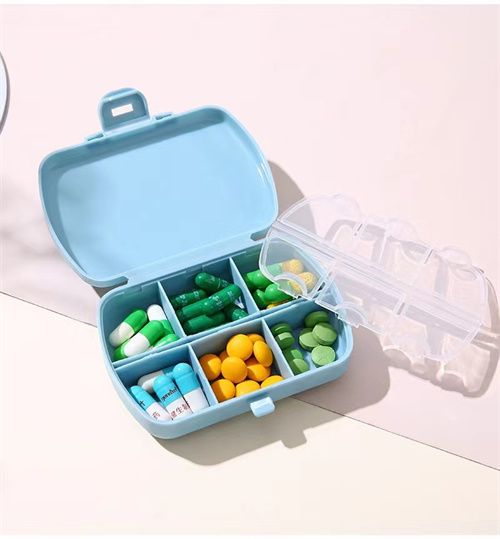 Travel Portable Small Medicine Packaging Box Mini Medicine