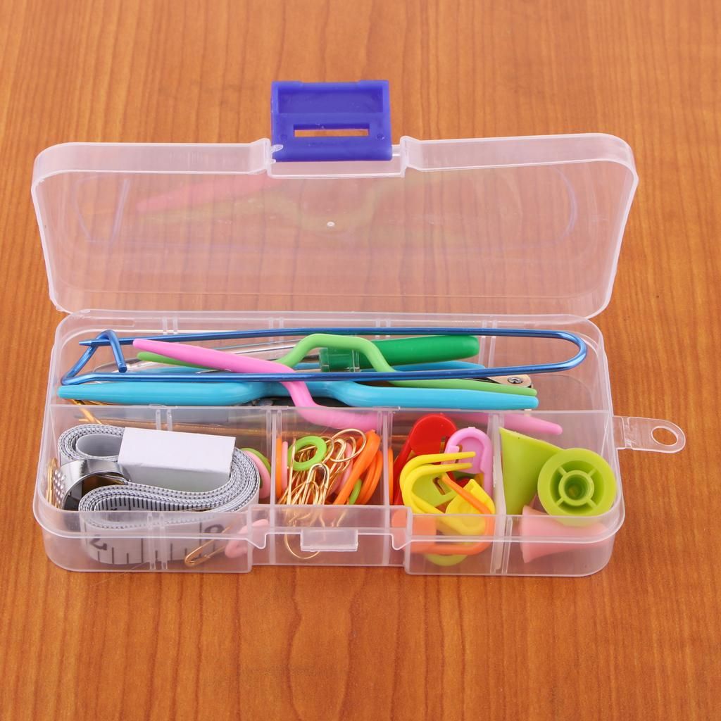 1 Set Knitting Needles Sewing Tools Sewing Kit Supplies With Case Knit