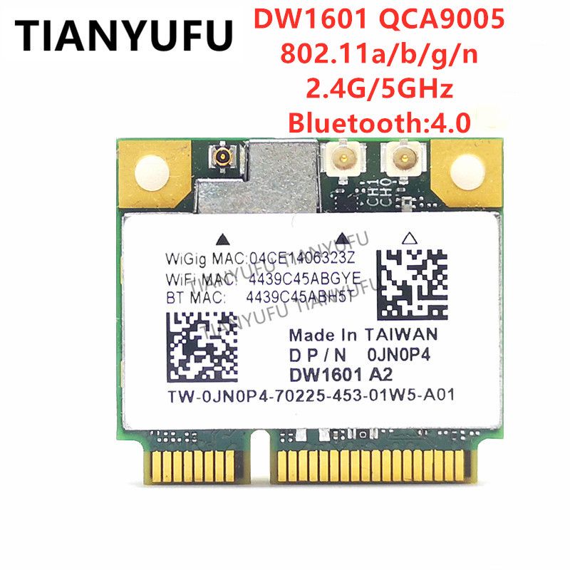 DW1601 QCA9005 WiGig 802.11AD 7Gbps Half Mini Pcie
