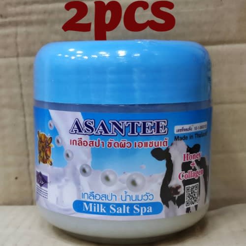 Milk Spa Salt Scrub With Collagen & Honey -700ml X 2Pieces