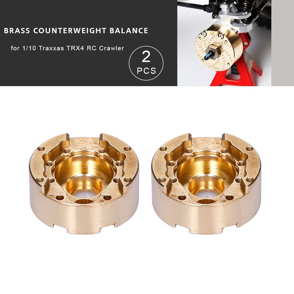 For 1/10 Traxxas TRX4 RC Crawler Brass Counterweight Balance