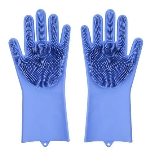 Magic Silicone Scrubbing Gloves For Dishes