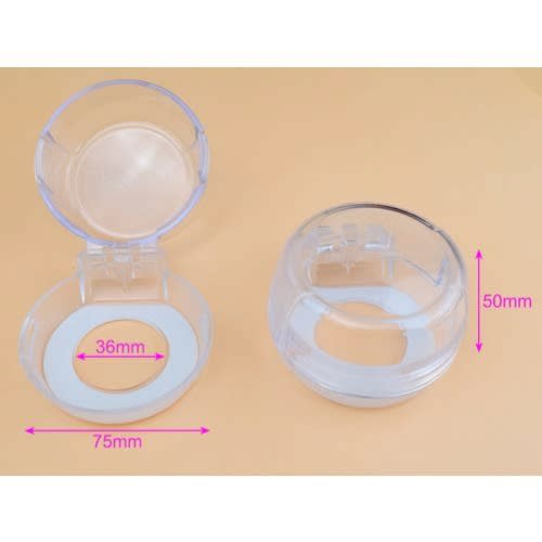 4pieces Kitchen Gas Knob Cover Locks - Child Safety -  36mm - 50mm - 75mm