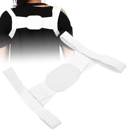 Breathable Shoulder Support & Posture Corrector - White