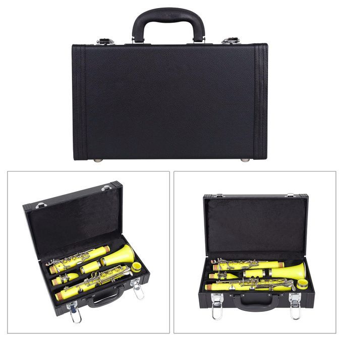 Professional Clarinet Storage Case Portable Padded Box Anti-Wear Gig