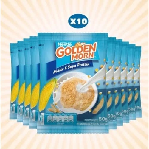 Nestle 10 In 1 Golden Morn - 50g