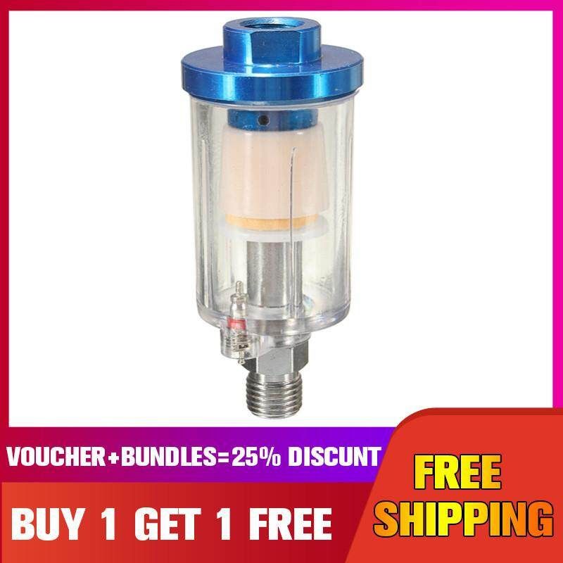 1/4" Air Oil Water Separator Trap Filter For Air Compressor Spray Paint Tool