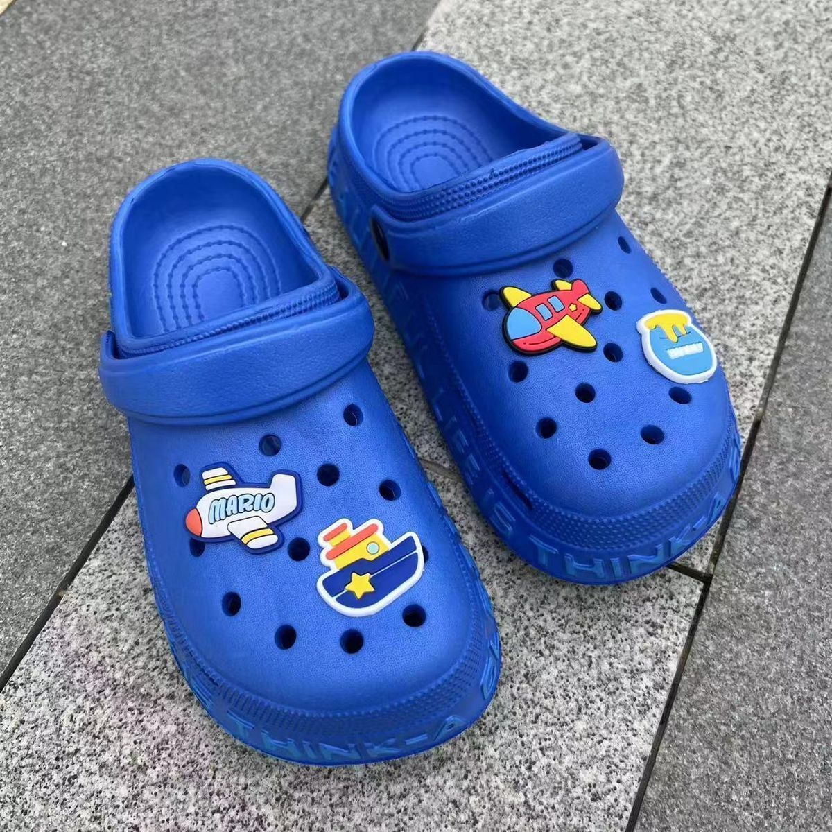 Children's Slippers Hole Shoes Cute Cartoon Boys And Girls Non-slip