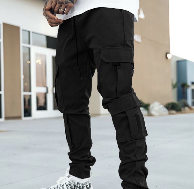 Urban Black Cargo Pant