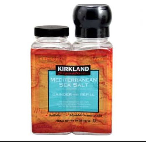 Mediterranean Sea Salt Grinder With Refill