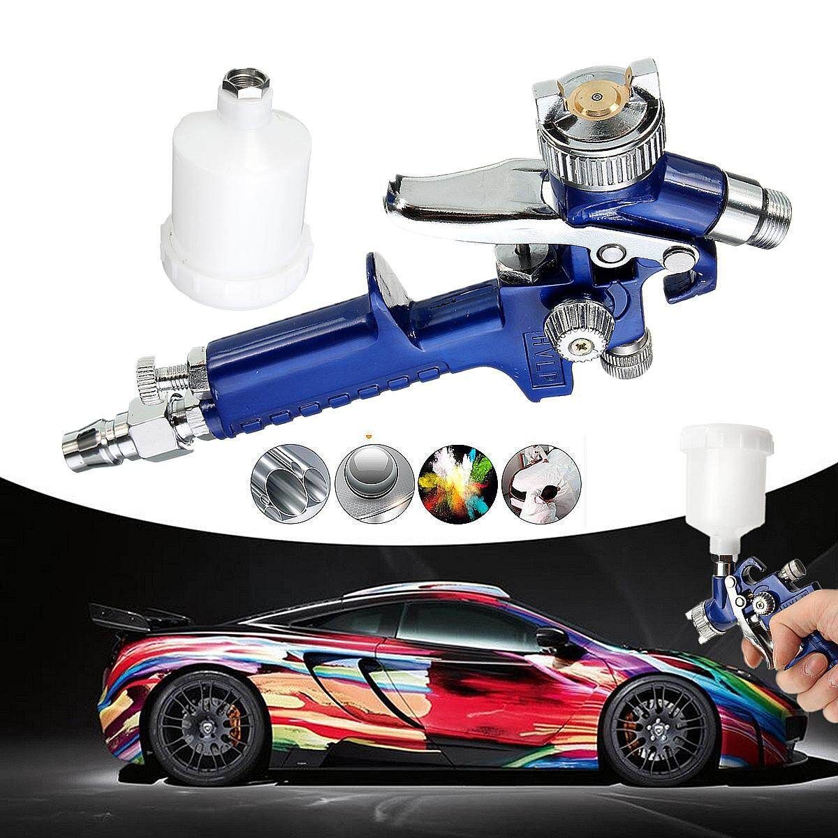 1.0mm HVLP Air Spray Paint Machine Kit Set Gravity Car Auto Feed Tool Nozzle 1.0mm