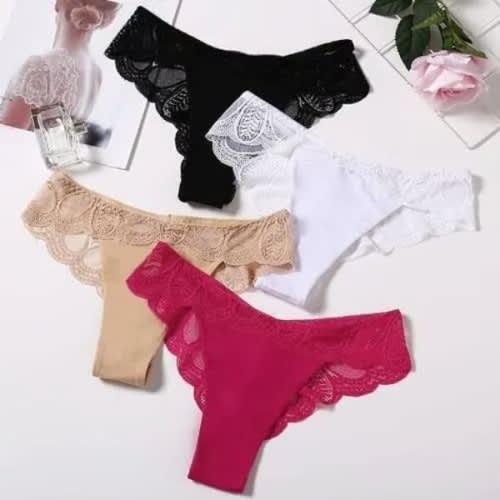 Ladies Seamless Panties - 4pcs