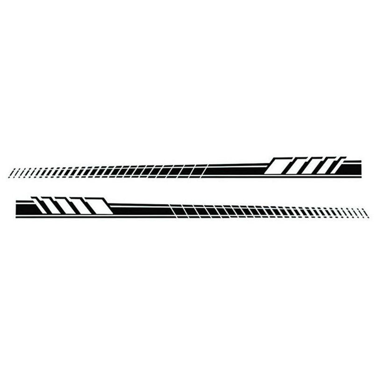 Car Auto Body Stickers Long Stripe Side Skirt Decoration