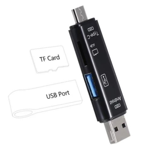 Type C  OTG Card Reader 5 In 1