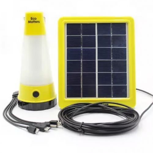 Solar Powered Lantern And Flashlight, USB Phone Charger