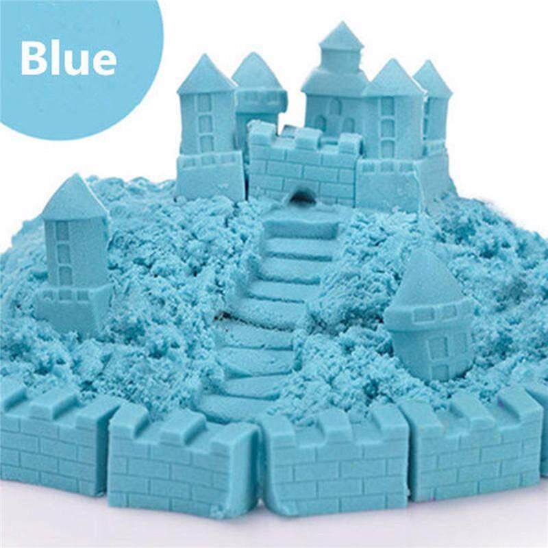 Magic Sand DIY Multi Colors Sand Children Kids Indoor Play Craft Handmade Toys With Box Blue