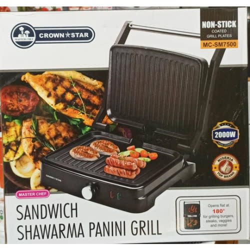 MC-SM7500 - Panini Sandwich Maker & Shawarma Grill