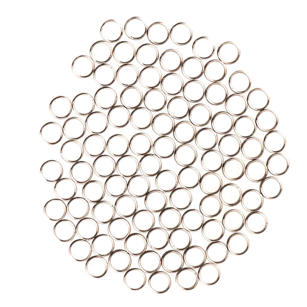 100 Pieces / Set Stainless Steel Shaft O-rings Round