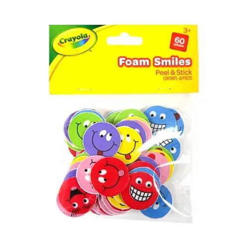 Foam Smile Shapes - 60pcs