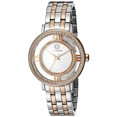 Women's Cabochon-80288-sr-02s Carnival Analog Display Two Tone Watch