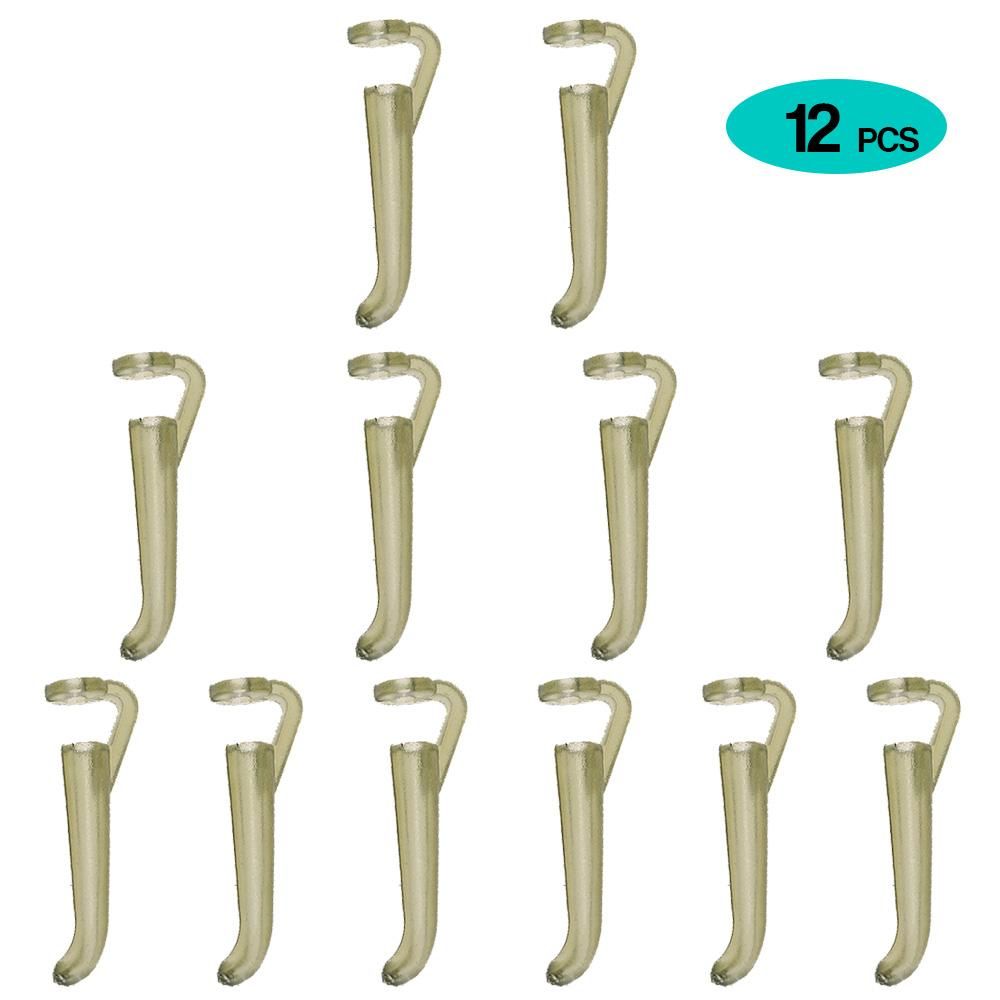 12Pcs Pop UP Hook Sleeves D-rig Aligner Carp Fishing Hair Rig Terminal Tackle Accessories