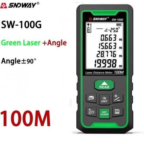 Laser Distance Meter Green Digital Rangefinder 100m 70m 50m