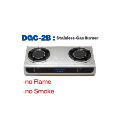 2burner  Stainless Gas Cooker Dgc-2b