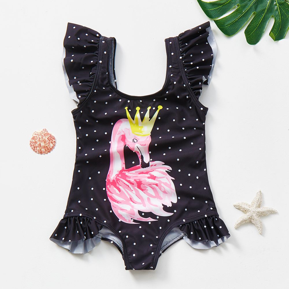 2~12Year Girls Swimwear Cute Kids Swimsuit Baby Girls Beach