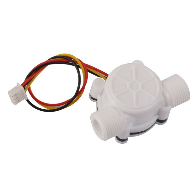 G3/8" Water Flow Hall Effect Sensor Flowmeter Control Counter 0