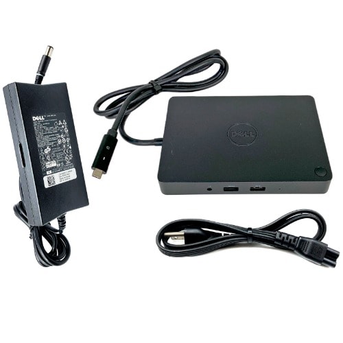 Wd15 Usb-c Docking Station With Power Adapter-type C Hdmi,mini Display,vga,lan
