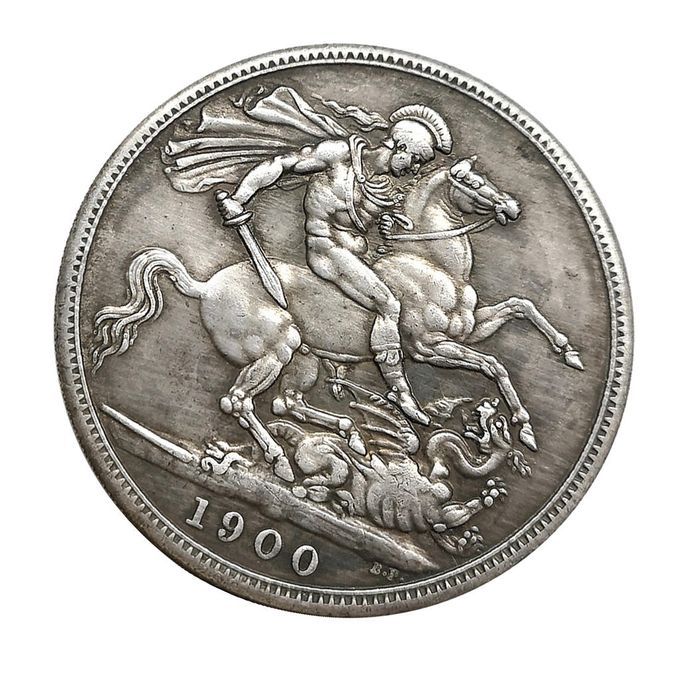 1900 Queen  British Horse  Commerative Collectors Coin