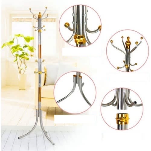 Collapsible Stainless Suit And Bag Rack