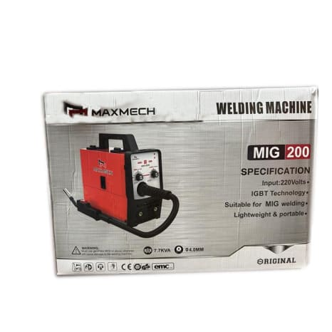 1.0mm Mic Maxmech Welding Machine - Mig 200a