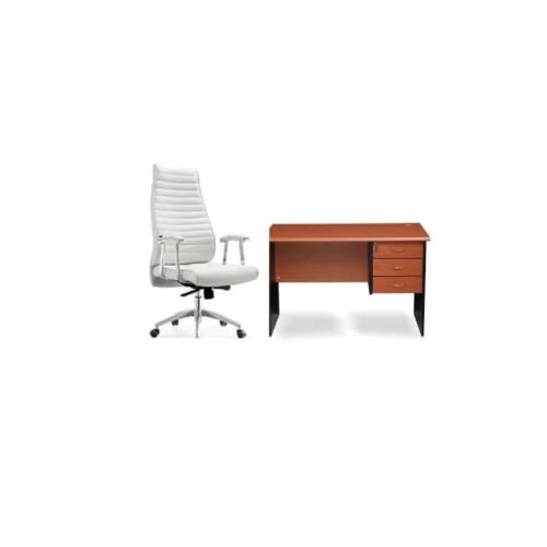 Executive Office Chair & Standard Office Table Set