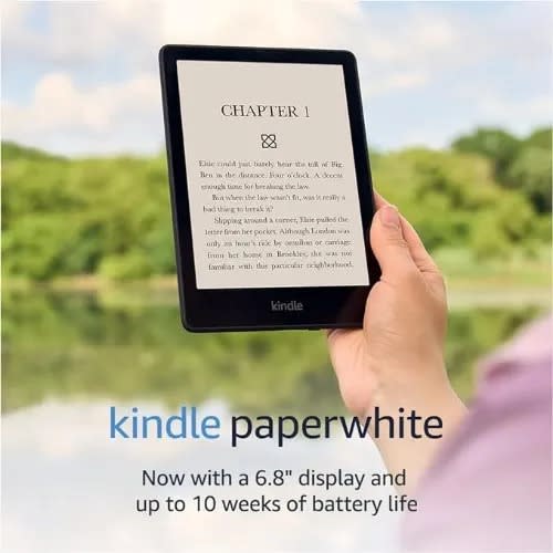 Kindle Paperwhite 16GB - 6.8" Display & Adjustable Warm Light - Black