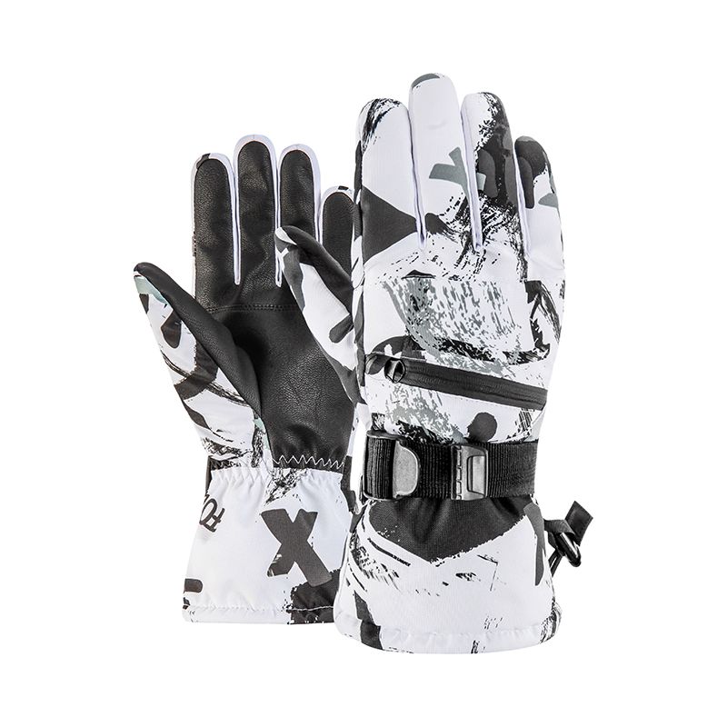 (NM-ZPST-21002)PHMAX Ski Gloves Winter Windproof Snowboard Gloves Men Women Water Proof Therma GRE