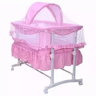 Portable Baby Bassinet & Cot - Pink