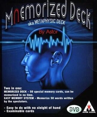 Mnemorized Deck by Astor -Magic tricks