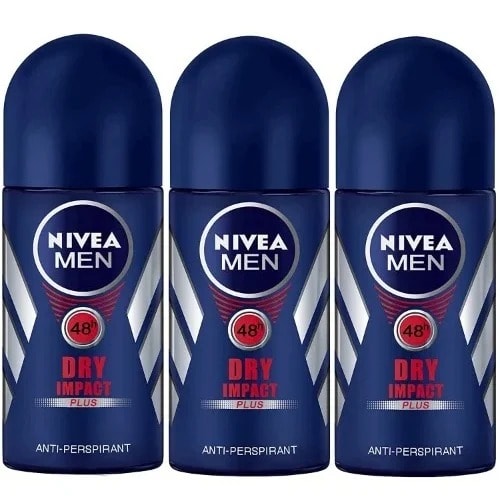 Dry Impact Roll-on For Men - 48h- 50ml - Pack Of 3