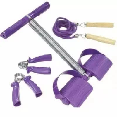 3 Sets Fitness Accessories + Skipping Rope