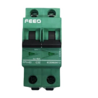 FEEO 2p 32a Mcb Miniature Dc Circuit Breaker