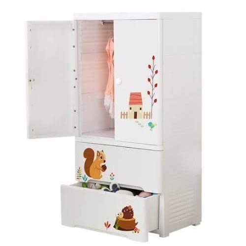 Baby Plastic Wardrobe - White