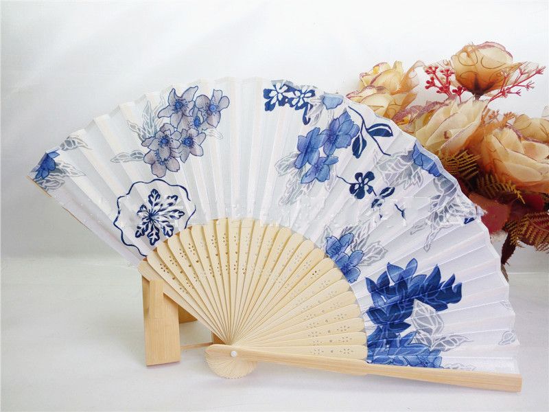 Flower Held 1pc Gifts Flower Vintage Party Party Fan Folding New Hand Dance Fan Fan Bamboo Fan Wedding Chinese Summer Pocket