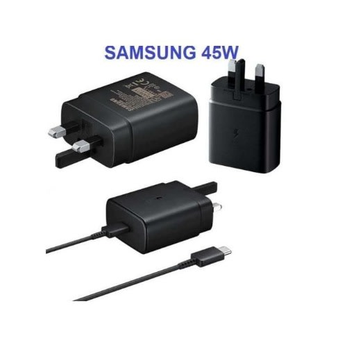 Samsung Original Typec To Type C 45watt Super Fast Charger(black)