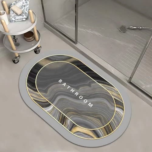 Non-slip Bathroom Mat - Super Absorbent - Medium-sized