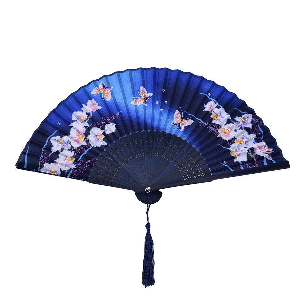 Hand Decor Blossom Party Craft Folding 1pcs Art Japanese Dance Wedding Summer Fan Fashion Chinese Gift Sakura Fan Pocket Cherry