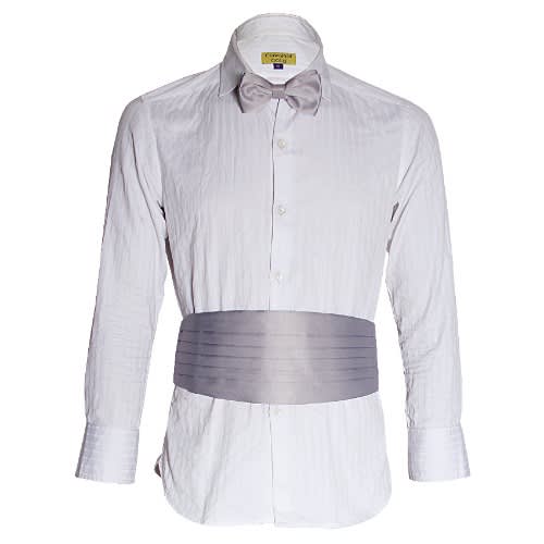 Men's Cummerbund- Grey - Mcb-760