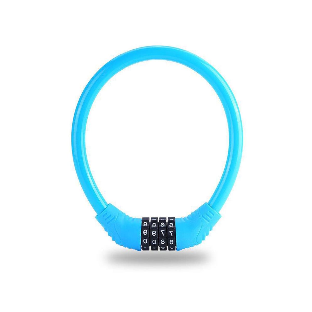 Bike Road Bike Safety Lock Portable Chain Password Lock Blue