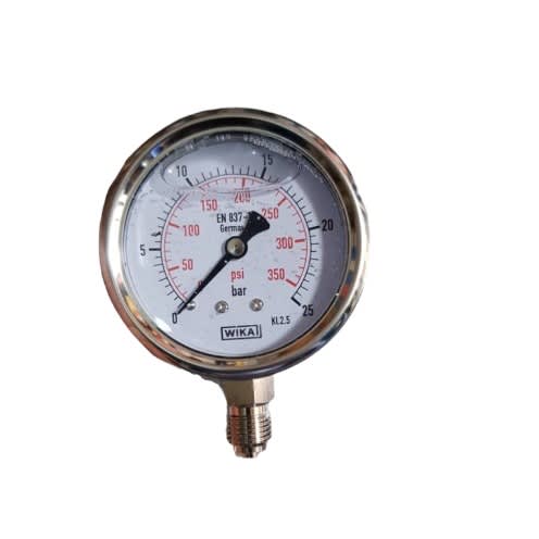 1/4"  Pressure Gauge with Glycerin 25bar